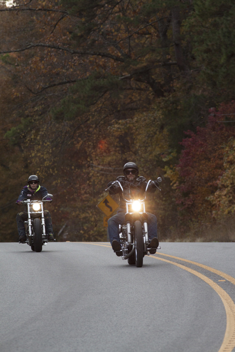 Riders on AR 7 in Autumn